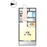 ウイステリア コート田ノ上Ⅱ 1Kの間取り