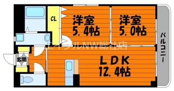 間取図 サンテメゾンⅡ