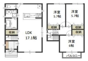 間取図 ラプラス　Ｄ