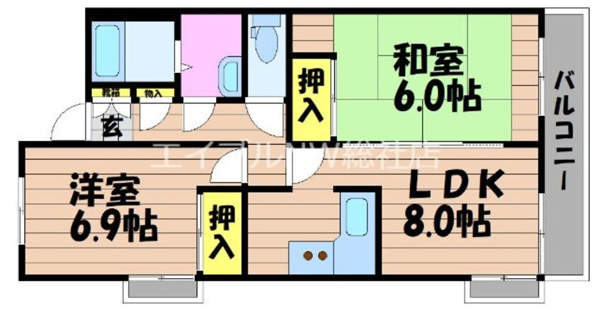 間取図 サン・トータス