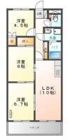 シャトレーン 3LDKの間取り