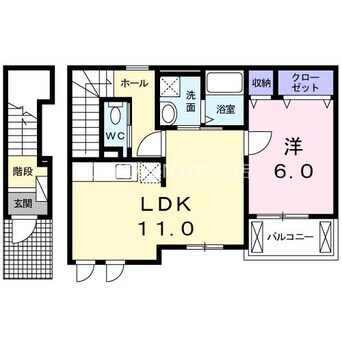 間取図 エスポワール真壁Ｂ