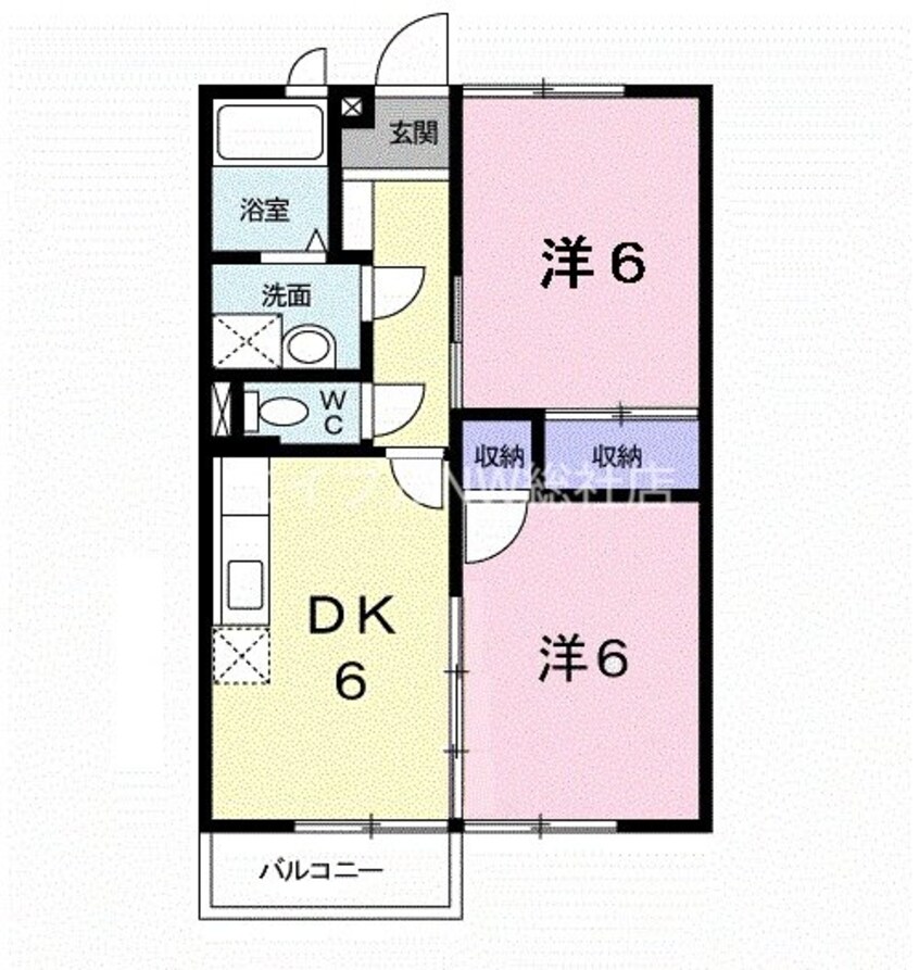 間取図 サンスクエア－Ｃ