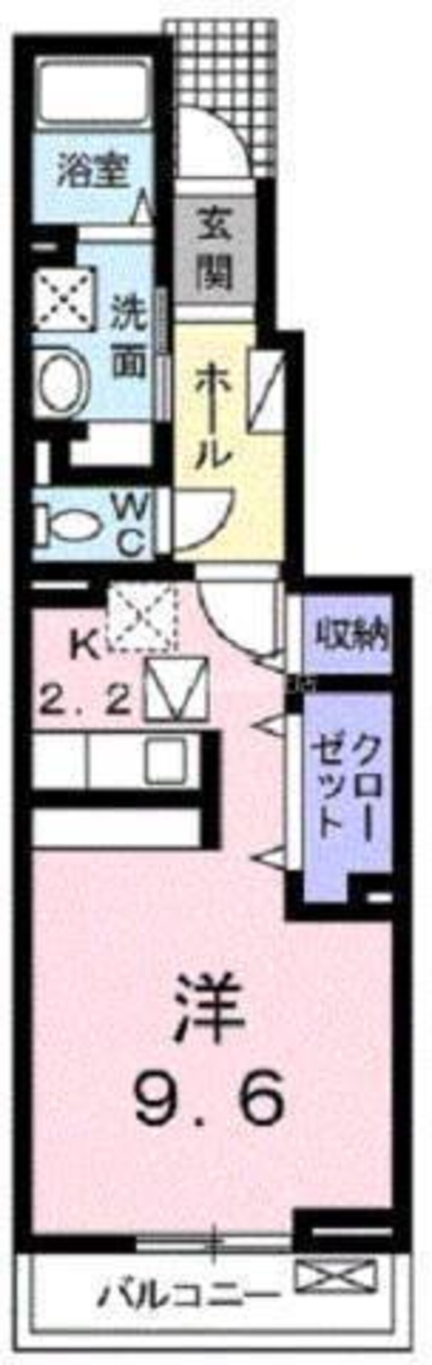 間取図 ベル　ソレイユＡ