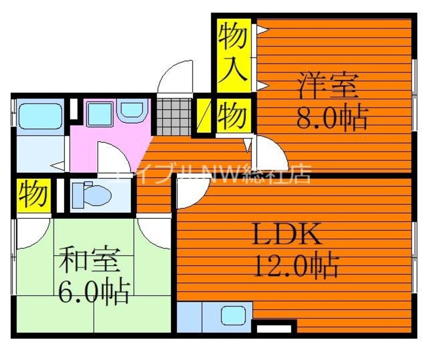 間取図 エクシード平野　Ａ棟