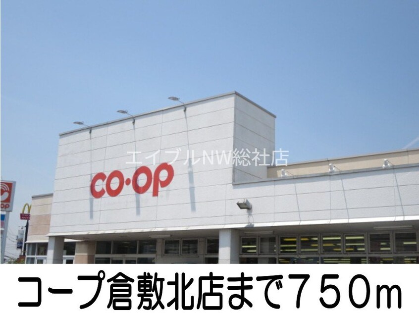 コープ倉敷北店(スーパー)まで750m ベル　フローラＡ