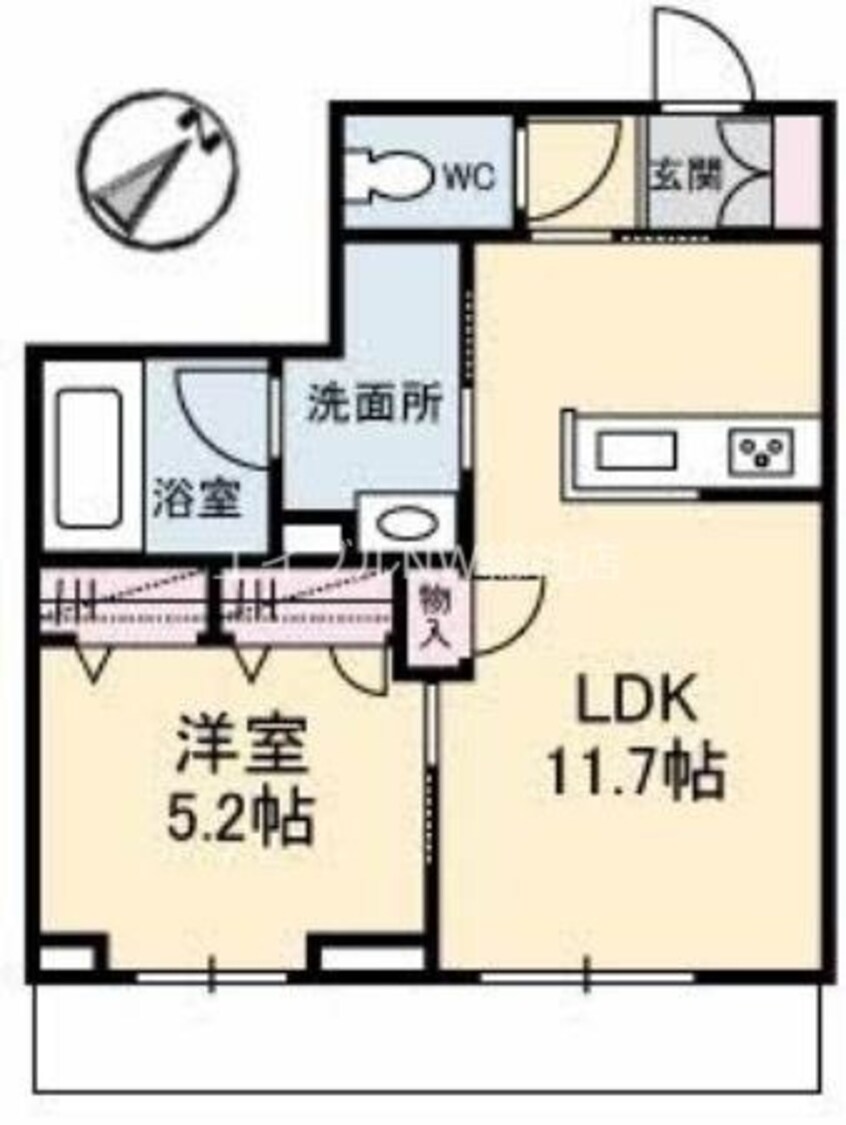 間取図 フィル（シャーメゾン・ホテルライク仕様）