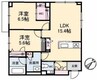 フィル（シャーメゾン・ホテルライク仕様） 2LDKの間取り