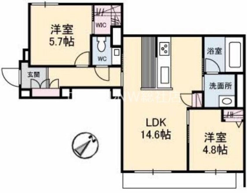 間取図 フィル（シャーメゾン・ホテルライク仕様）