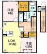 サンテ 2LDKの間取り