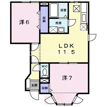 間取図 サンライズＣ