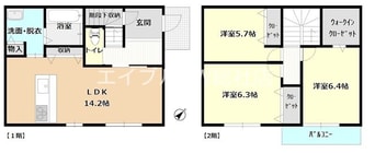 間取図 友野借家