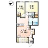 アネシス 2LDKの間取り