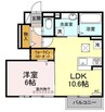 D-roomToba 1LDKの間取り