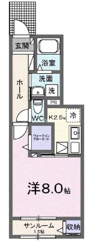 間取図 コンフォート神田　Ｂ