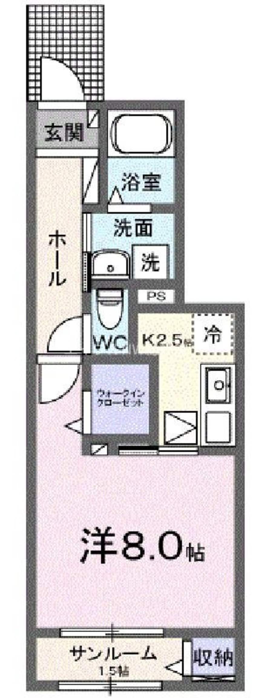 間取図 コンフォート神田　Ｂ