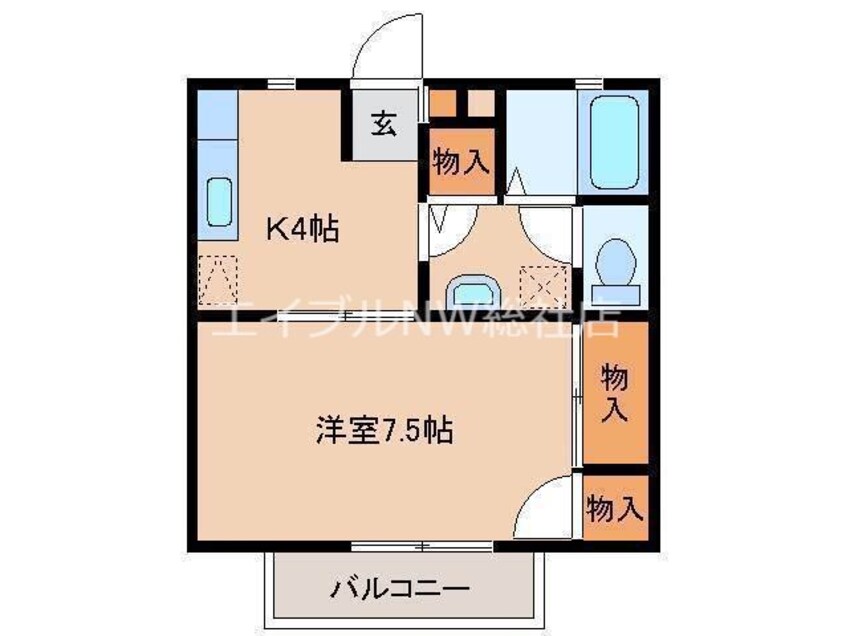 間取図 リビエール倉敷　C棟