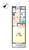 コーポＪＩＮ 1Kの間取り