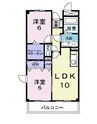 サントピア 2LDKの間取り