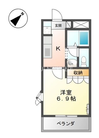 間取図 フルハウス西阿知