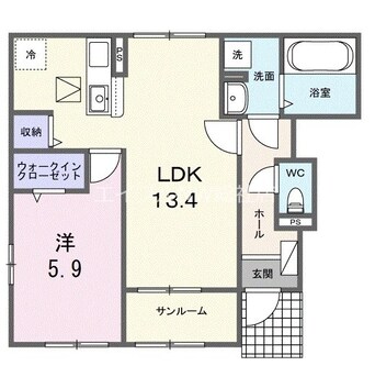 間取図 サン・メゾン　A