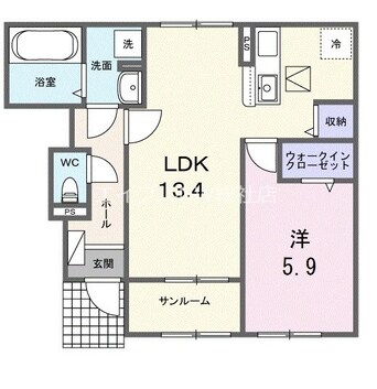 間取図 サン・メゾン　A