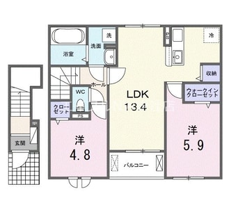 間取図 サン・メゾン　A