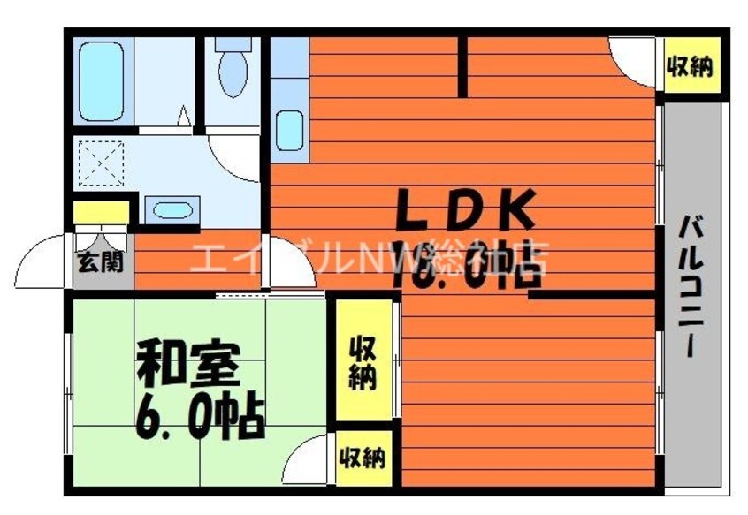 間取図 サンシティーフジ