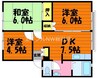 コーポサンライトⅠ 3DKの間取り