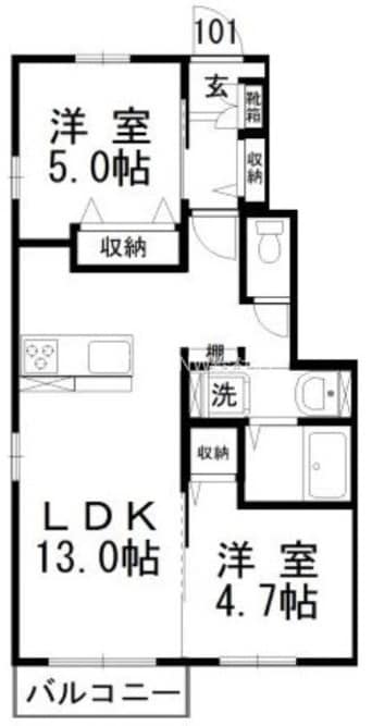 間取図 ルーチェ・A