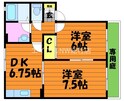 バンビーノ　D棟の間取図