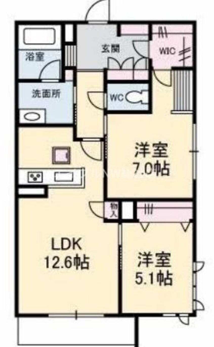 間取図 パルボヌール（ＢＥＬＳ認証・ＺＥＨ）