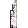 エスペランサ　Ｋ　Ⅱ 1Kの間取り