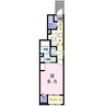 エスペランサ　Ｋ　Ⅱ 1Kの間取り