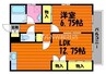 アモロッソ　S＆S 1LDKの間取り