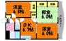 モンルポ 3DKの間取り