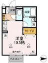 シャルマン 1Rの間取り