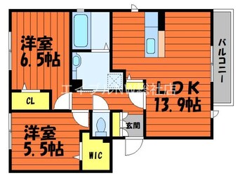 間取図 ル・クレスト