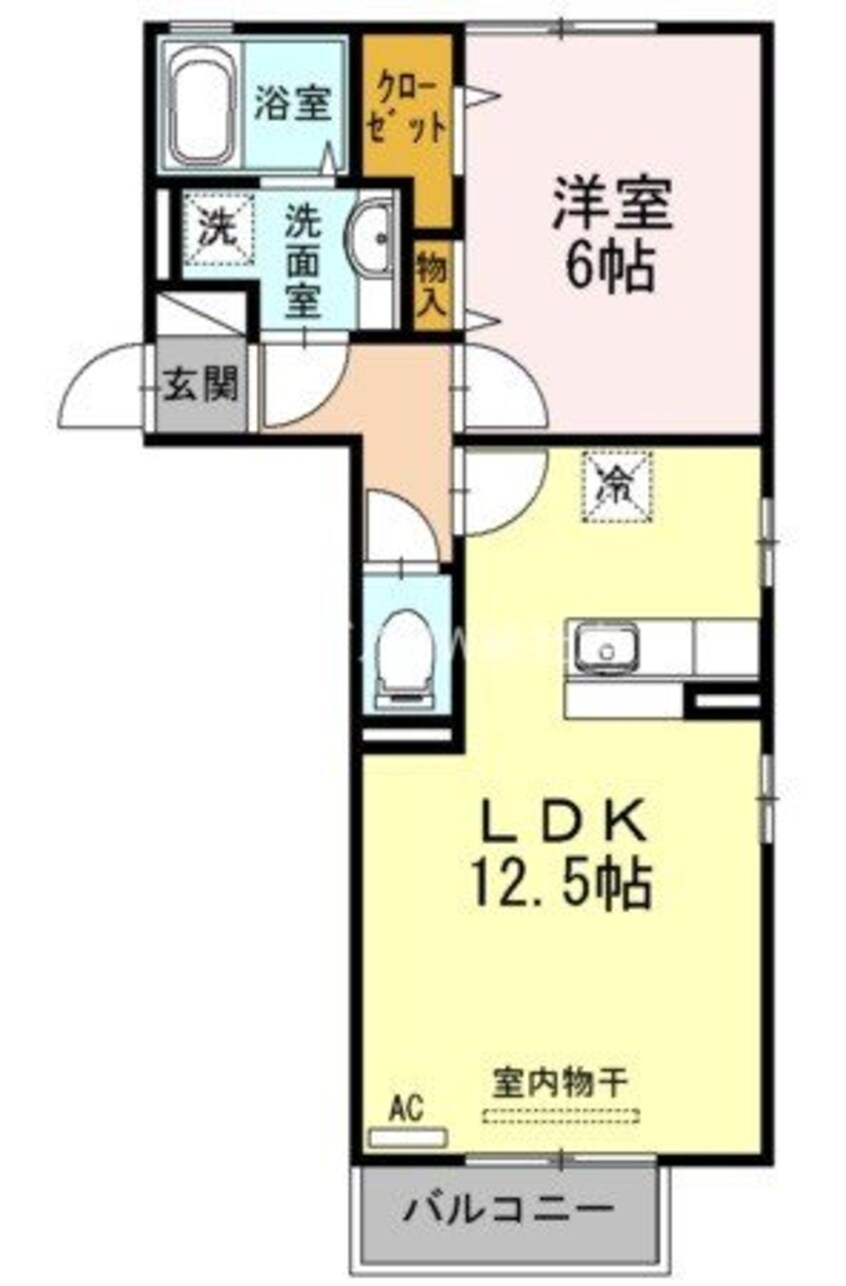 間取図 クローバーM　Ａ棟