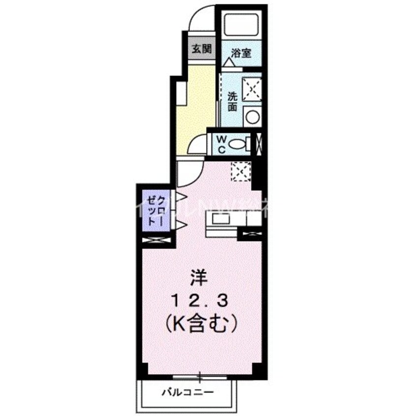間取図 パーク・アヴェニューＢ