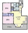 エスポワール２１ 2LDKの間取り