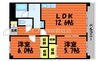 Ｋーｃｉｔｙ葦高 2LDKの間取り