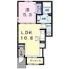 ラ　フレーズ 1LDKの間取り