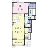 フローレス 1LDKの間取り