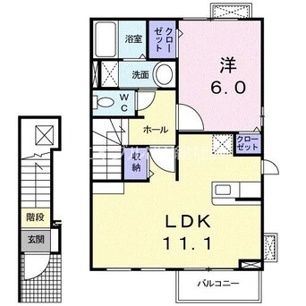 間取図 ノール　サンクチュエールＢ