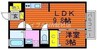 プランタン　ブルック　Ｂ棟 1LDKの間取り