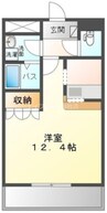 アメニティーハウス２番館 1Kの間取り