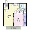 グリーンヒルズ 1LDKの間取り