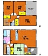 CL井尻野戸建 4LDKの間取り