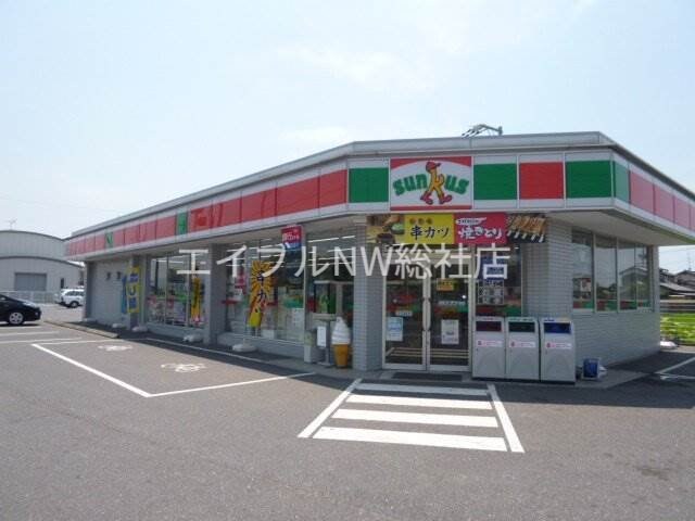 サンクスJFE体育館前店(コンビニ)まで635m ディア　エスタ　Ｂ棟
